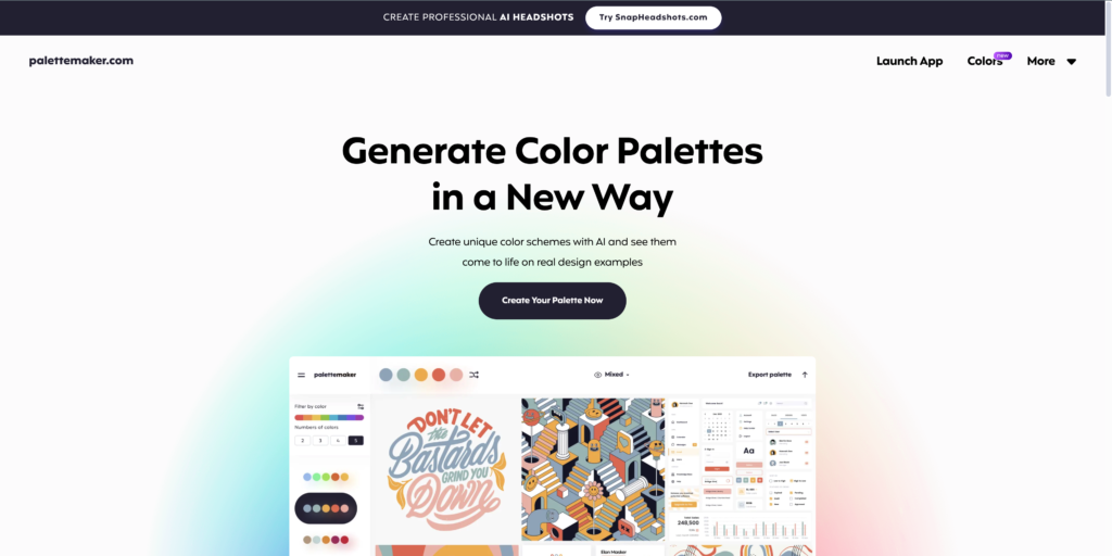 how to choose a color palette for a website