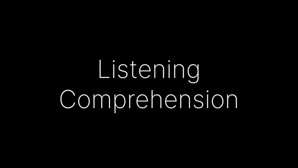 How to improve your listening comprehension 